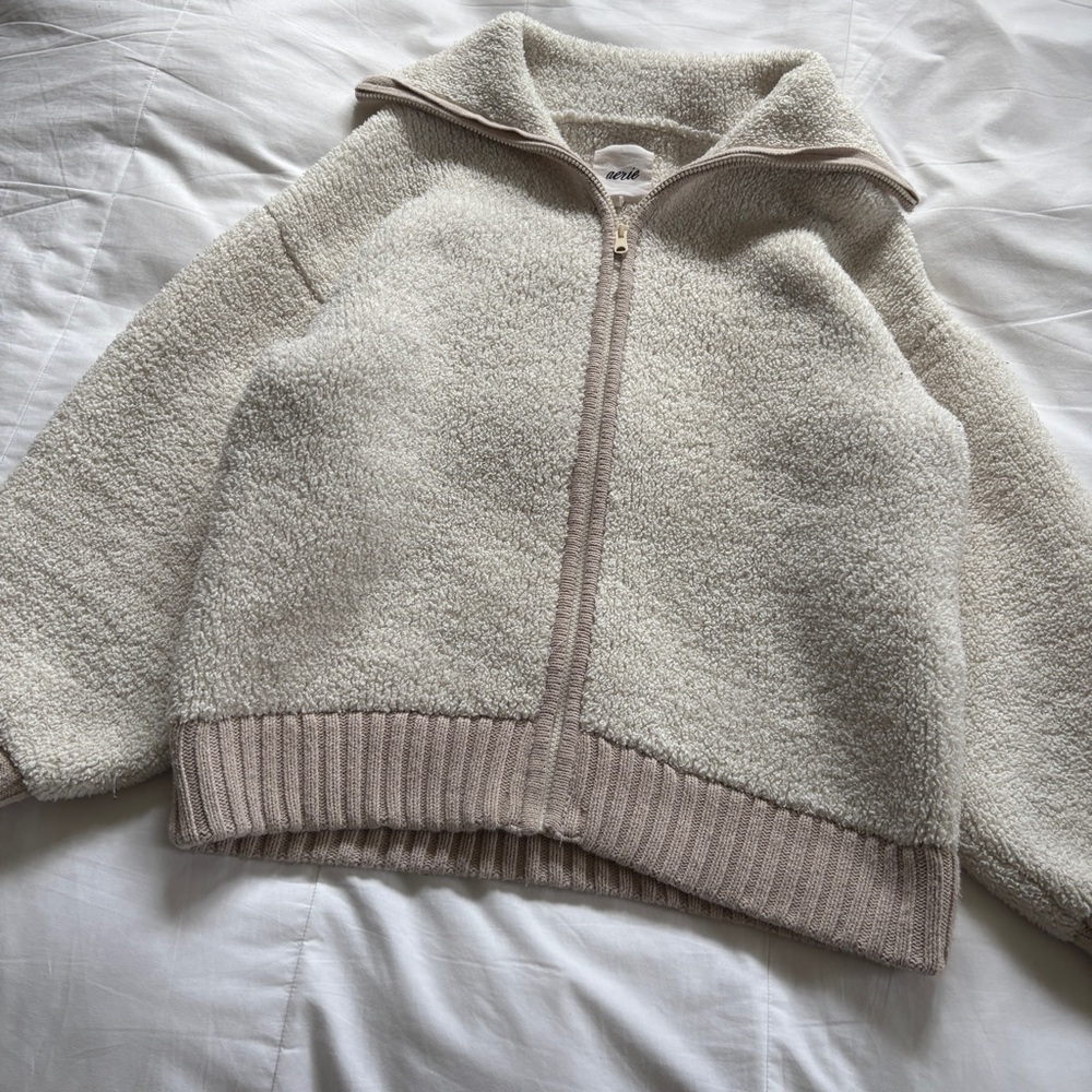Aerie Full Zip Sweatshirt Size Medium - Picture 2 of 4